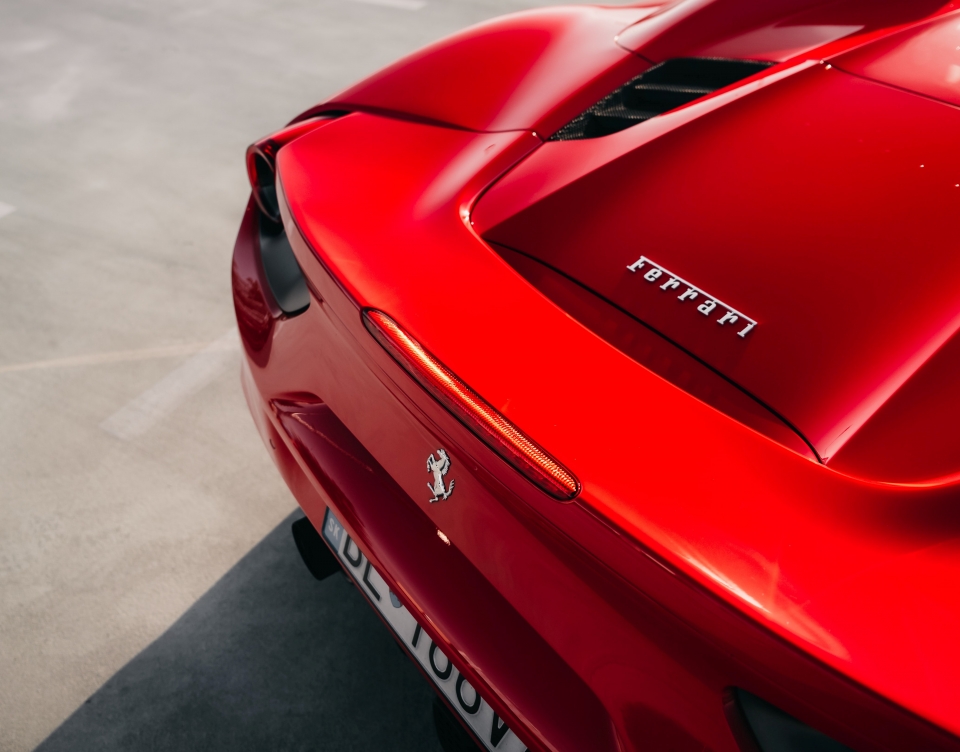 Carrocería del Ferrari 488 Carrocería del Ferrari 488