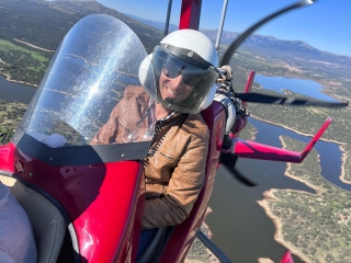 Vuelo en autogiro, Sierra Norle Madrid, 45 minutos