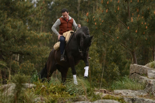 Ruta guiada a caballo por senderos de O Grove