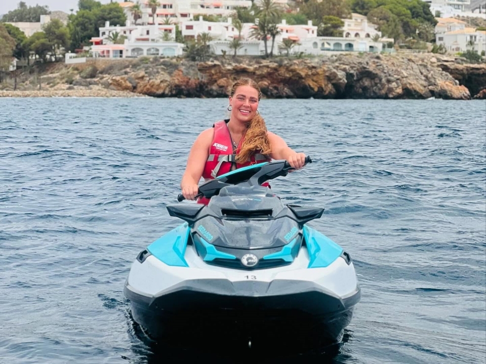 Jet skis en la costa de almería