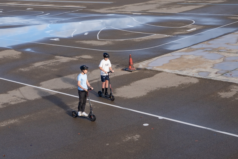 Circuito de patinetes eléctricos