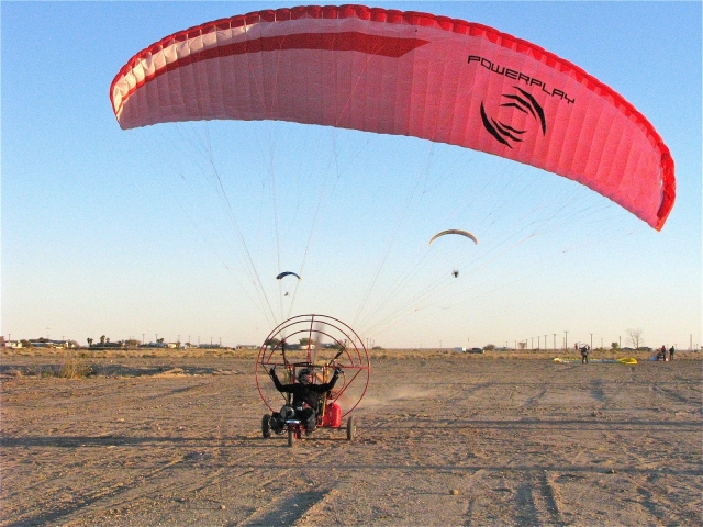  salida en paramotor 
