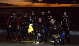  Buceo nocturno en Cavoli 