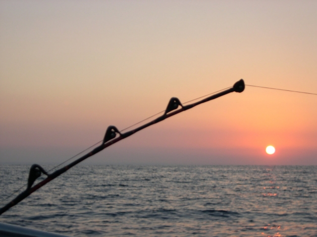  pesca deportiva con un atardecer único 
