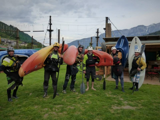  Listo para la aventura con el kayak 