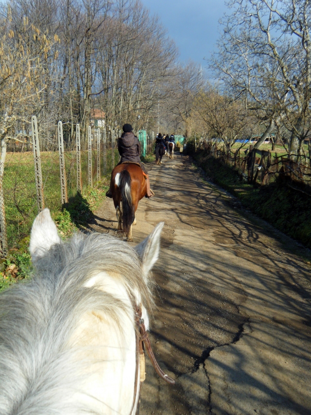  Pbaños a caballo cerca de Nápoles 