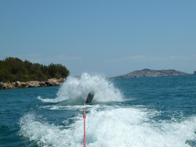  En esquís acuáticos 