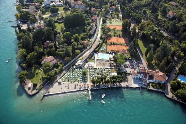 Barbano di Salò visto desde arriba 