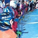  Niños listos para una carrera 
