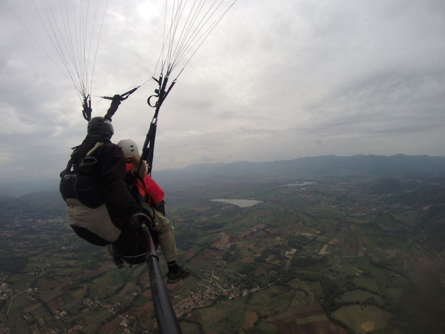  Hacia el cielo en tándem 