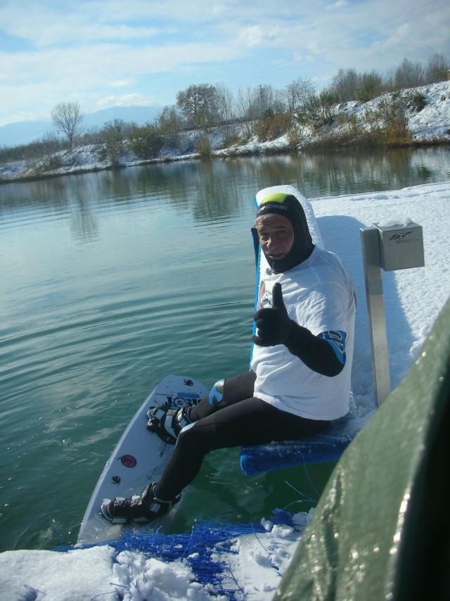  Wakeborad con nieve
