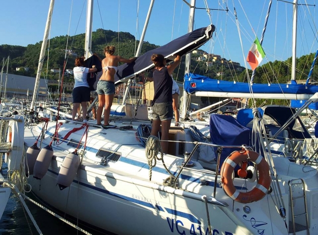  preparación del barco 