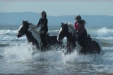  A caballo junto al mar 