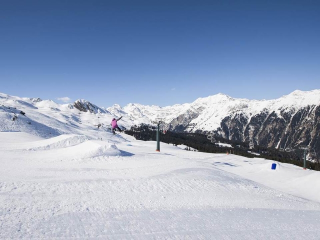  La pista de snowboard