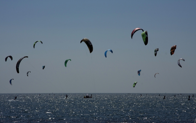  Invasión del kitesurf