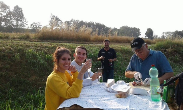  un aperitivo post-vuelo 