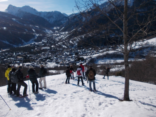  Descenso con raquetas de nieve en Bardonecchia 