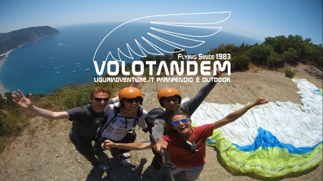  parapenle liguria despegue sestri levanle 