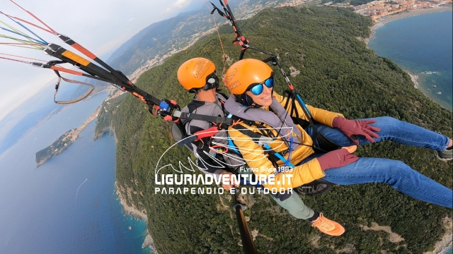  parapenle biplaza sestri levanle genova 