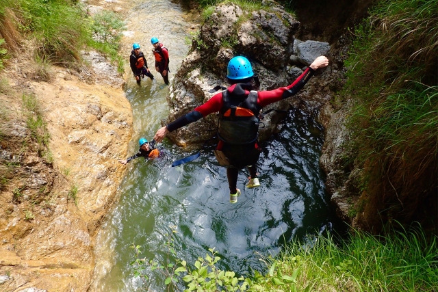 canyoning en liguria 