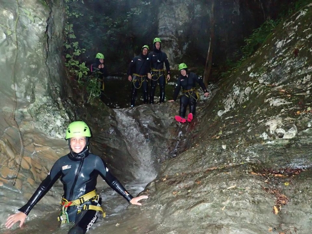  Entre las rocas del cañón 