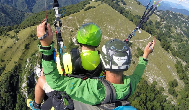  parapenle en Lombardía
