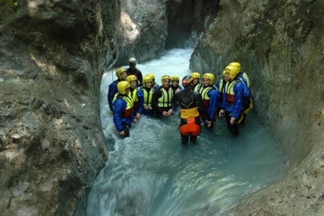  Barranquismo en grupos 