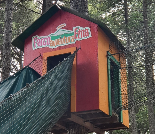  estructura del parque de aventuras Etna
