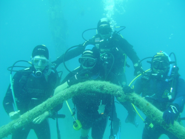 cursos de buceo foto de grupo