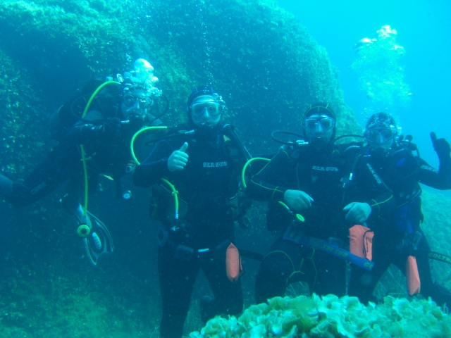  Inmersión en el mar 