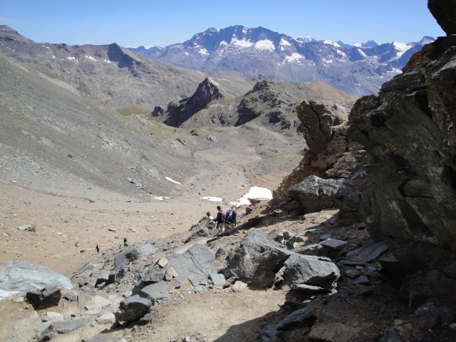 Descendiendo de Colle Leynir 