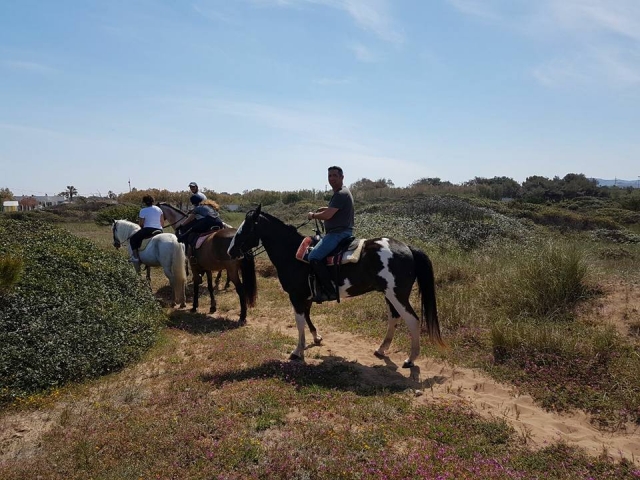  En fila a caballo 