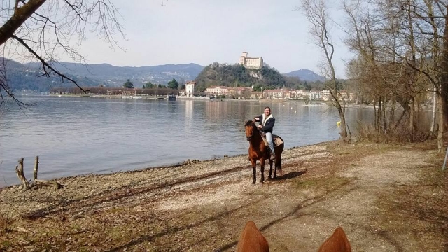  Paseo a caballo a orillas del lago Maggiore 