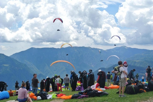  Qué espectáculo de parapenle 