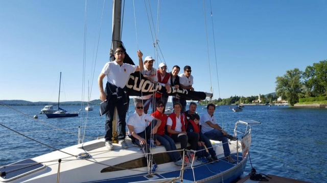  Que lindo grupo en el barco 