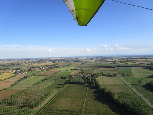  La vista desde el ala delta 