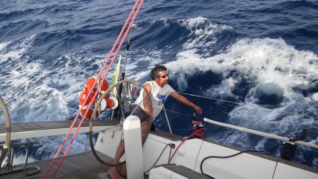  El capitán en el trabajo 