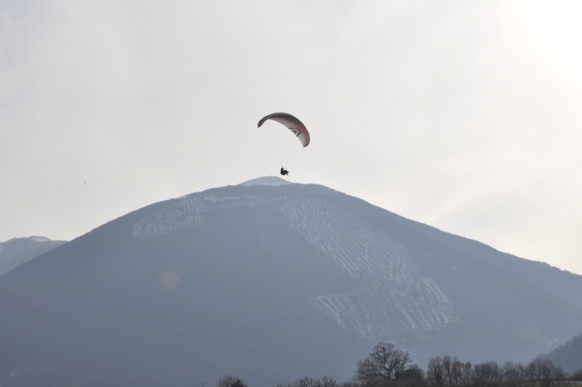volando desde monle gemmo 