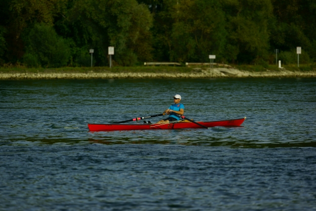  Canoa monoplaza 