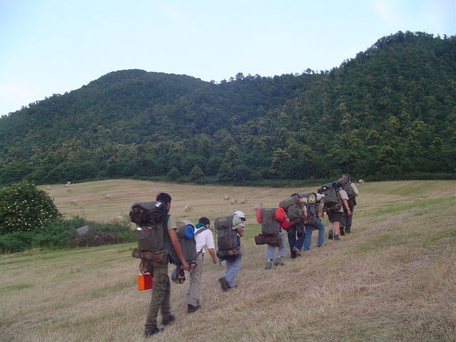  Bushcraft camicrema en Lazio 