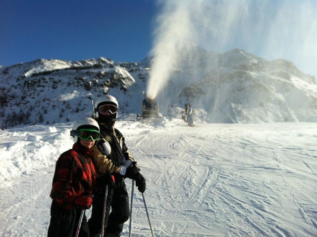  Un día maravilloso con los esquís 