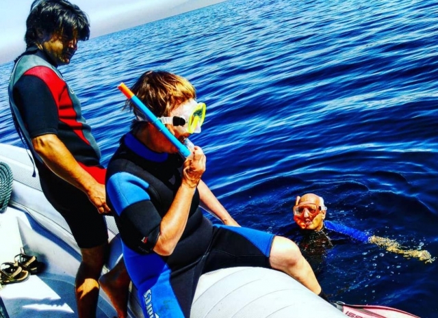 Bautismo de mar en Nápoles 