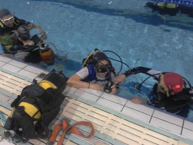  Entrenamiento en la alberca 