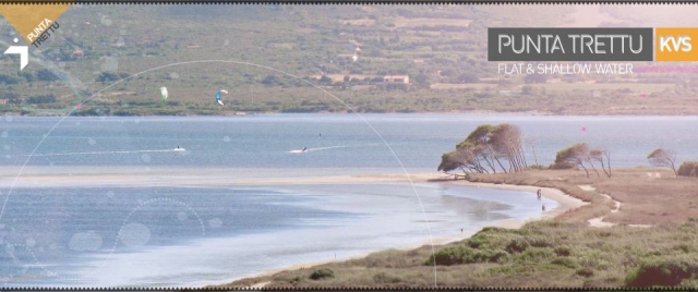 Punta Tretsu kitespot Cerdeña