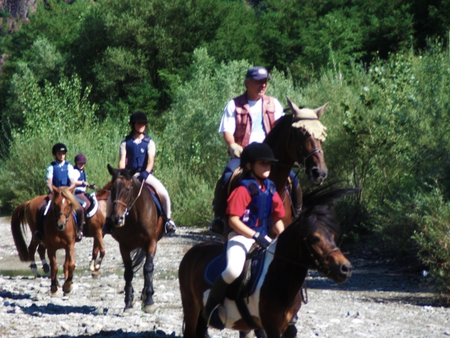 A caballo en el verbano 