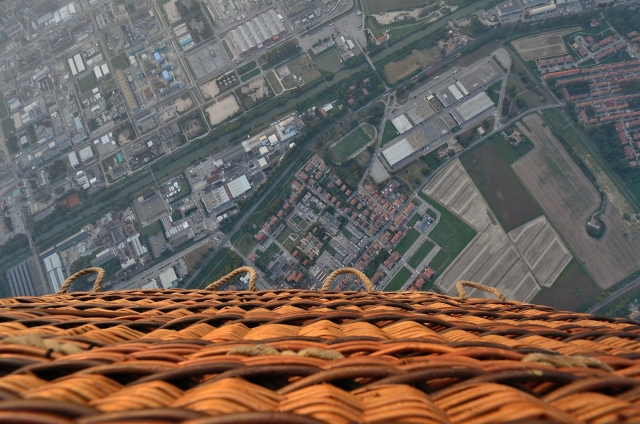 Vista desde la canasta