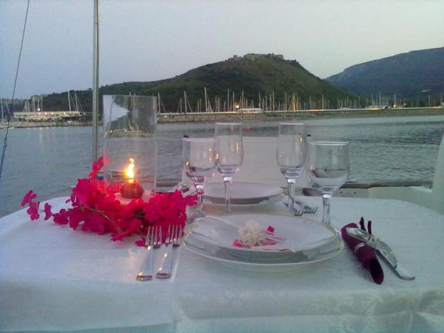  Cena en el barco 