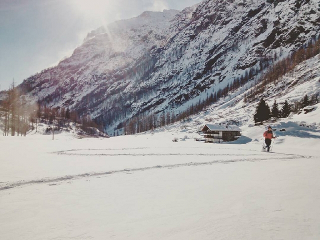  Caminar con raquetas de nieve 