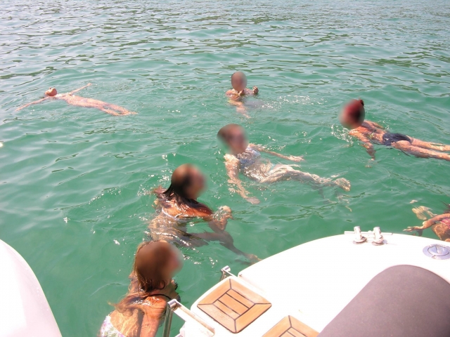  Un chapuzón en el mar 