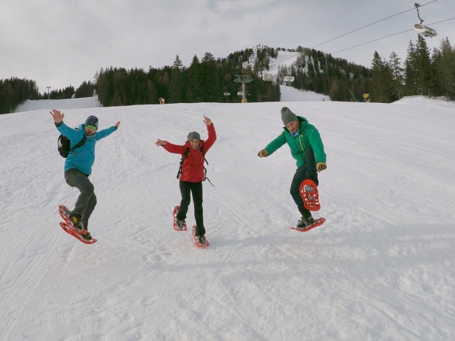  Raquetas de nieve. 